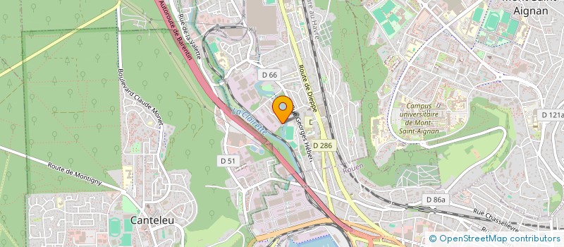 localisation de l'entreprise MONSIEUR SEBASTIEN BOURE  DEVILLE-LES-ROUEN