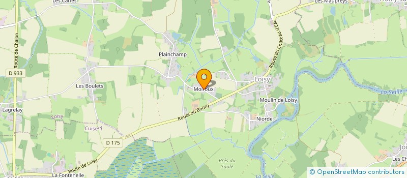 localisation de l'entreprise MONSIEUR SEBASTIEN BOURGEOIS  LOISY