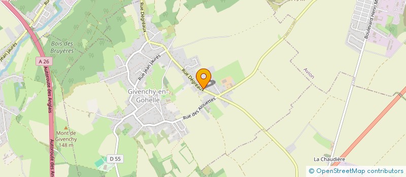 localisation de l'entreprise MONSIEUR SEBASTIEN BOURGEOIS  NEUVILLE-SAINT-VAAST