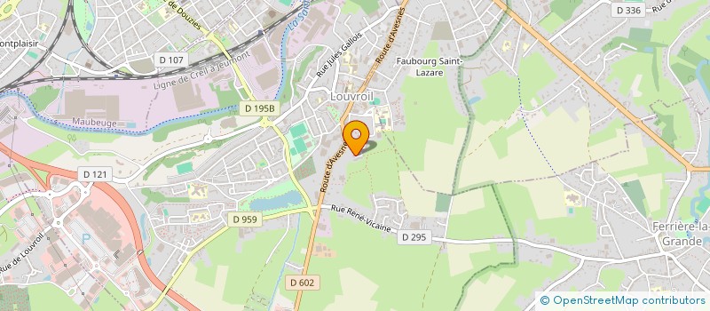 localisation de l'entreprise MONSIEUR SEBASTIEN BOURGEOIS  LOUVROIL