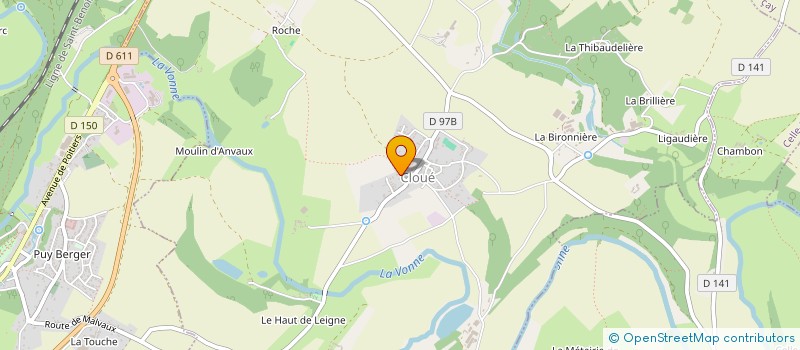 localisation de l'entreprise MONSIEUR SEBASTIEN BOURGOIN  CLOUE