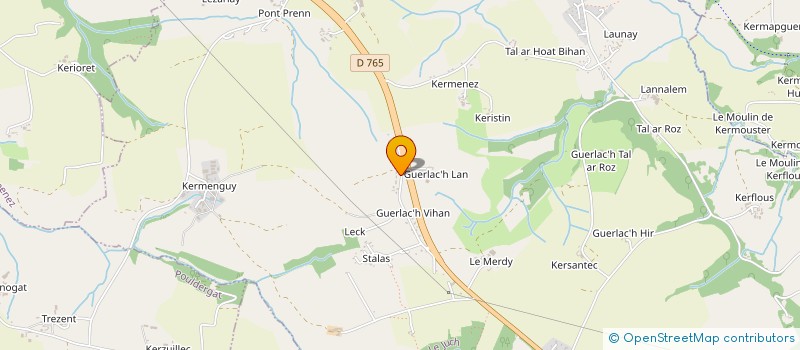 localisation de l'entreprise MONSIEUR SEBASTIEN BOURGUET  LE JUCH