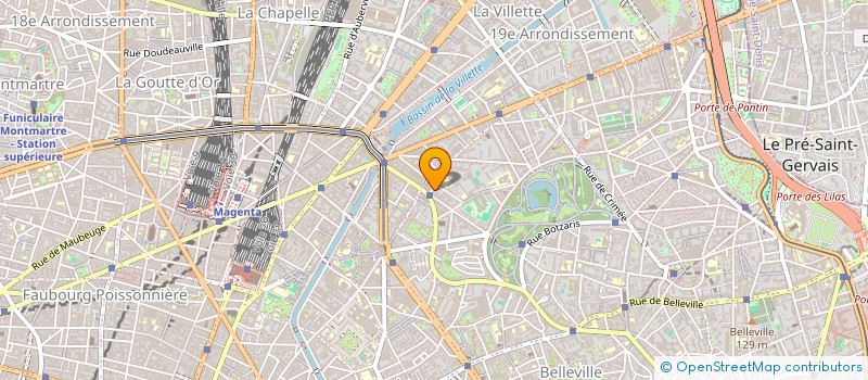 localisation de l'entreprise MONSIEUR SEBASTIEN BOURLET  PARIS