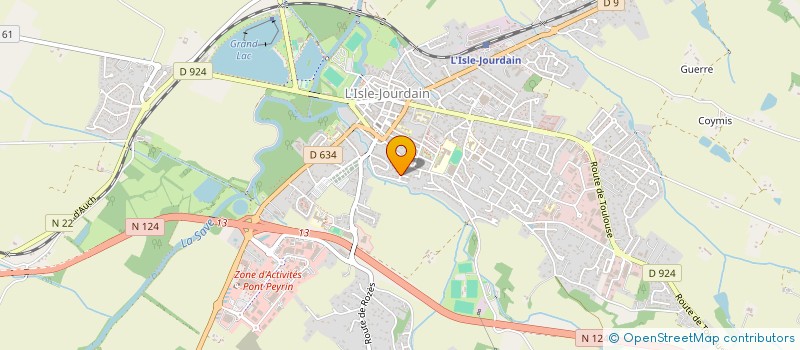 localisation de l'entreprise MONSIEUR SEBASTIEN BOURNAT  L'ISLE-JOURDAIN