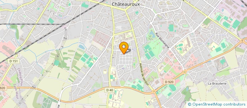 localisation de l'entreprise MONSIEUR SEBASTIEN BOURSIER à CHATEAUROUX