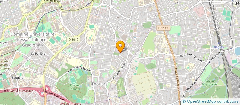 localisation de l'entreprise MONSIEUR SEBASTIEN BOUSQUET  TALENCE