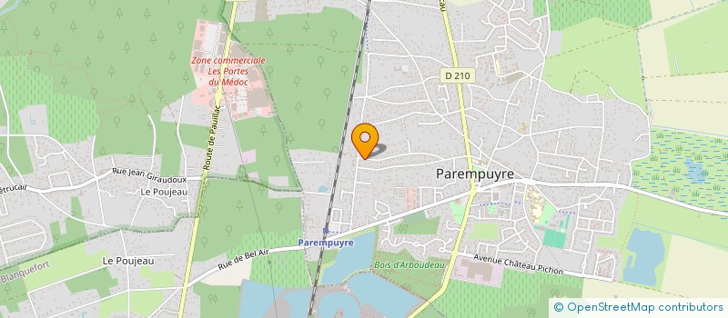 localisation de l'entreprise MONSIEUR SEBASTIEN BOUSQUET  PAREMPUYRE
