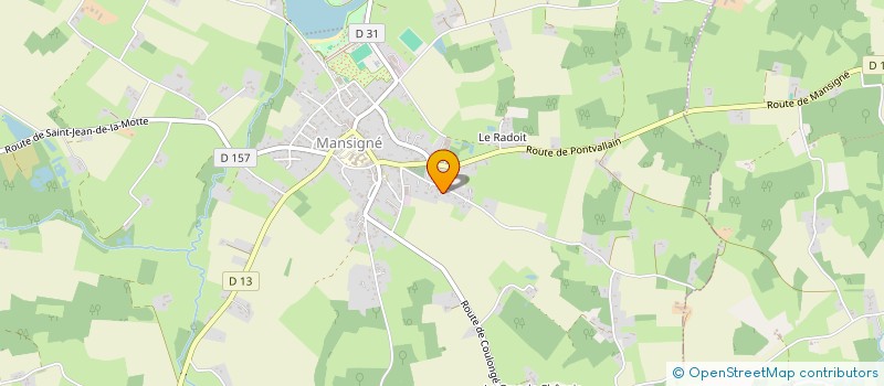 localisation de l'entreprise MONSIEUR SEBASTIEN BOUSSION à MANSIGNE