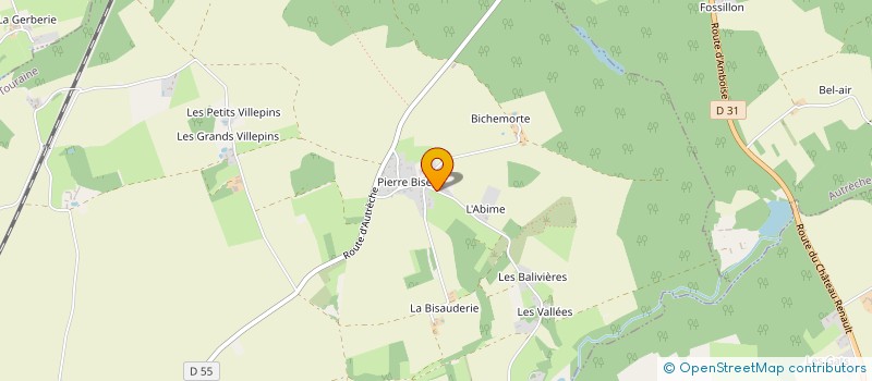 localisation de l'entreprise MONSIEUR SEBASTIEN BOUTARD  MONTREUIL-EN-TOURAINE