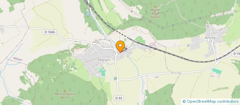 localisation de l'entreprise MONSIEUR SEBASTIEN BOUTTEFROY  MALAIN