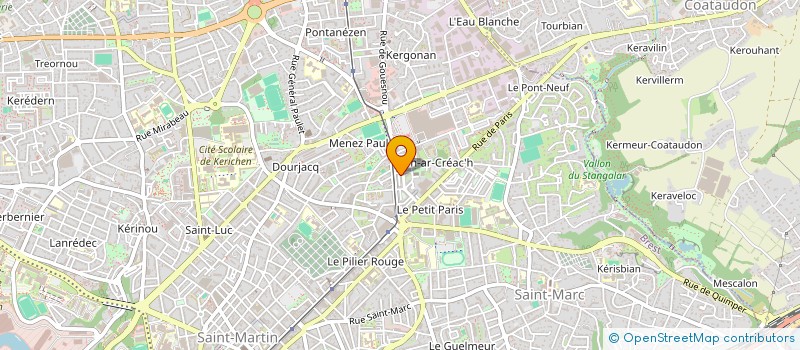 localisation de l'entreprise MONSIEUR SEBASTIEN BOUTY à BREST