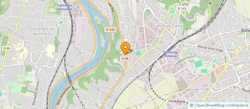 localisation de l'entreprise MONSIEUR SEBASTIEN BOUVAREL  FONTAINES-SUR-SAONE