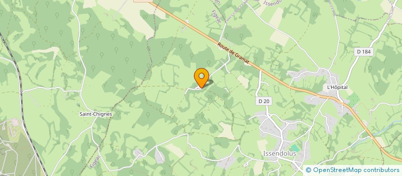 localisation de l'entreprise MONSIEUR SEBASTIEN BOUYGUES  ISSENDOLUS