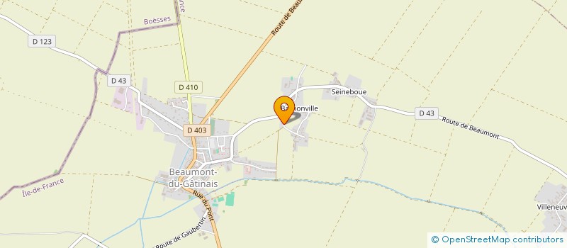 localisation de l'entreprise MONSIEUR SEBASTIEN BOUYRE  BEAUMONT-DU-GATINAIS