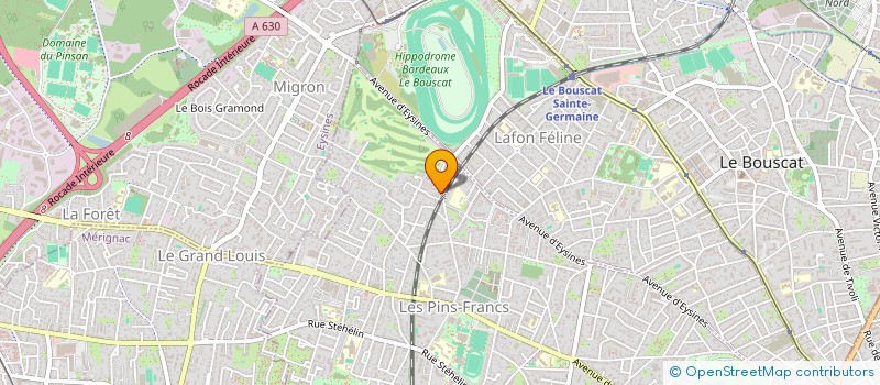 localisation de l'entreprise MONSIEUR SEBASTIEN BOUZELLIF  BORDEAUX