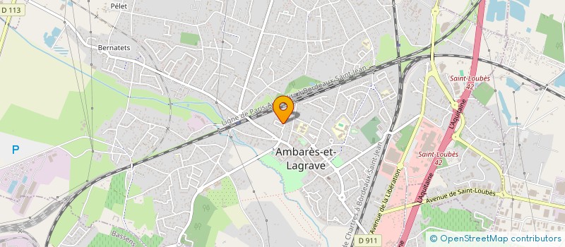 localisation de l'entreprise MONSIEUR SEBASTIEN BOUZIER  AMBARES-ET-LAGRAVE