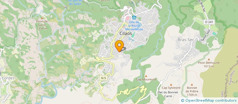 localisation de l'entreprise MONSIEUR SEBASTIEN BOYER à CILAOS