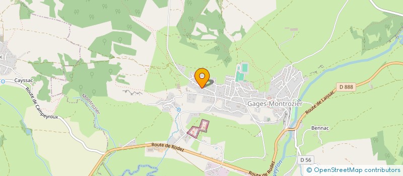 localisation de l'entreprise MONSIEUR SEBASTIEN BOYER  MONTROZIER