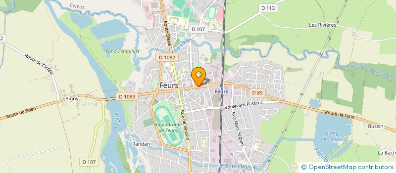 localisation de l'entreprise MONSIEUR SEBASTIEN BOZZACO COLONA  FEURS