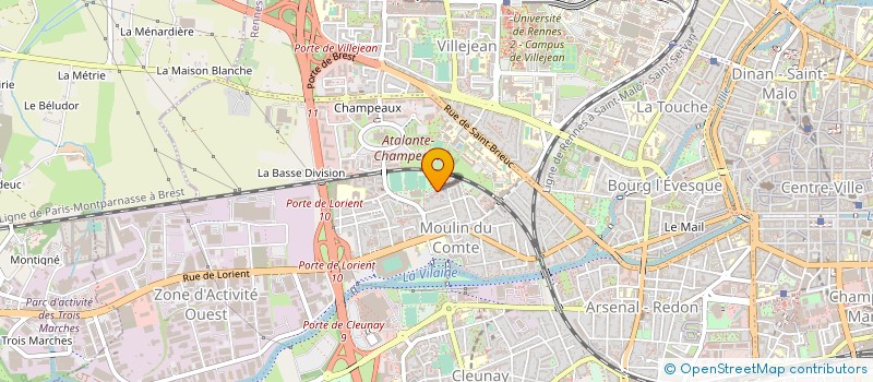 localisation de l'entreprise MONSIEUR SEBASTIEN BRACQUEMONT à RENNES