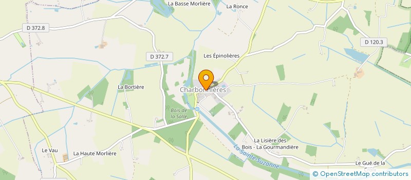localisation de l'entreprise MONSIEUR SEBASTIEN BRADU à CHARBONNIERES