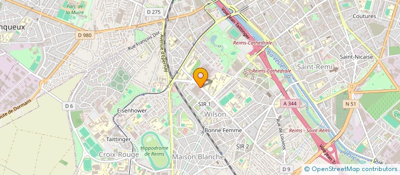 localisation de l'entreprise MONSIEUR SEBASTIEN BRAEN  REIMS