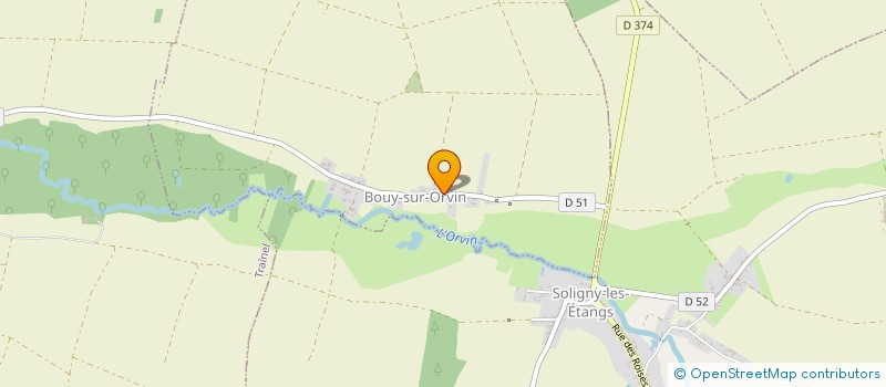 localisation de l'entreprise MONSIEUR SEBASTIEN BRAGUE à BOUY-SUR-ORVIN