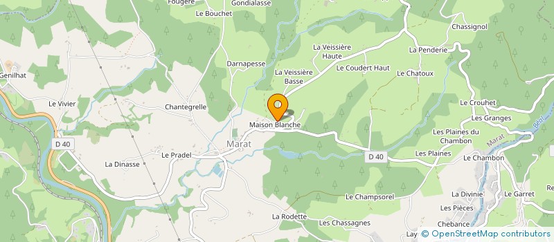 localisation de l'entreprise MONSIEUR SEBASTIEN BRAJON  MARAT