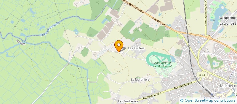 localisation de l'entreprise MONSIEUR SEBASTIEN BRANCHEREAU à MACHECOUL-SAINT-MEME