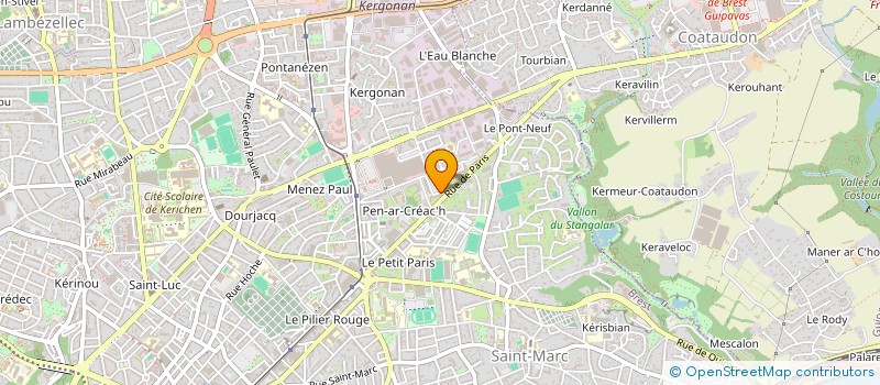 localisation de l'entreprise MONSIEUR SEBASTIEN BRANELLEC  BREST