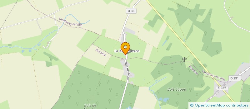 localisation de l'entreprise MONSIEUR SEBASTIEN BRANQUART  LANDOUZY-LA-VILLE