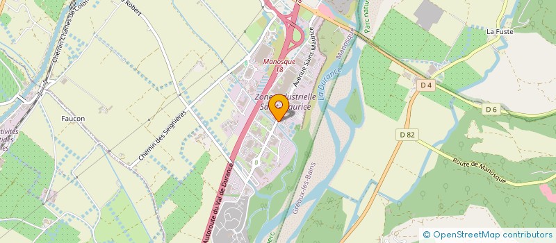 localisation de l'entreprise MONSIEUR SEBASTIEN BRAUER  MANOSQUE