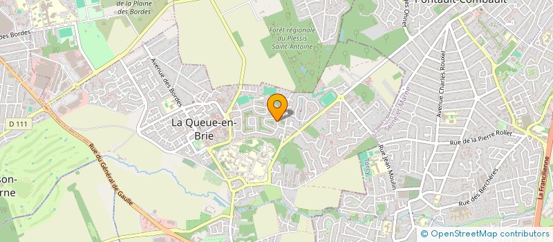 localisation de l'entreprise MONSIEUR SEBASTIEN BRAVARD  LA QUEUE-EN-BRIE