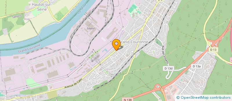 localisation de l'entreprise MONSIEUR SEBASTIEN BREANT  GRAND-COURONNE