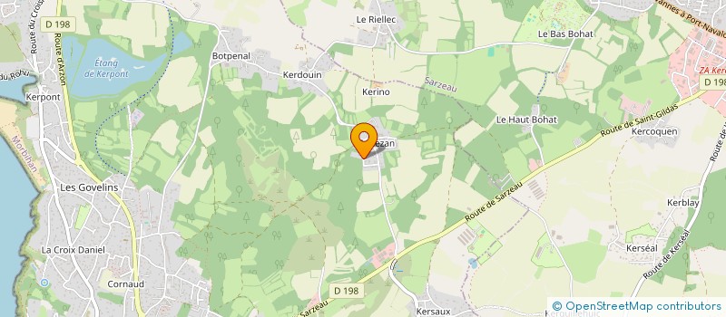 localisation de l'entreprise MONSIEUR SEBASTIEN BREGERE  SAINT-GILDAS-DE-RHUYS