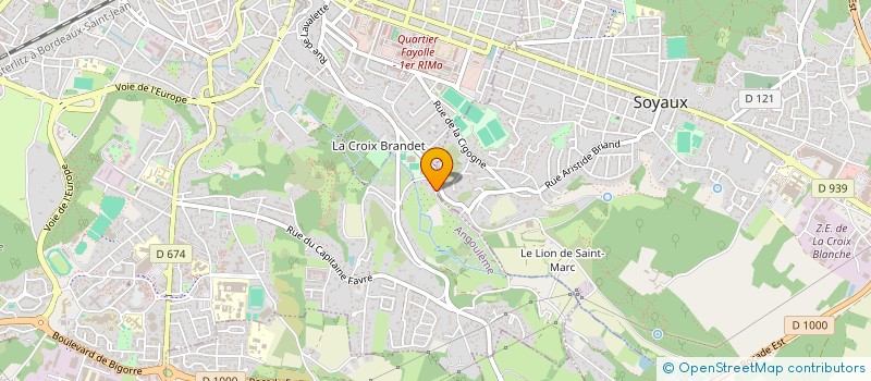 localisation de l'entreprise MONSIEUR SEBASTIEN BREJOU à ANGOULEME