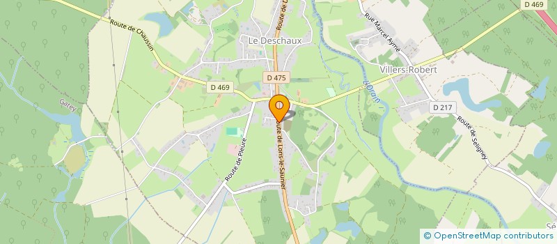 localisation de l'entreprise MONSIEUR SEBASTIEN BRELOT  LE DESCHAUX