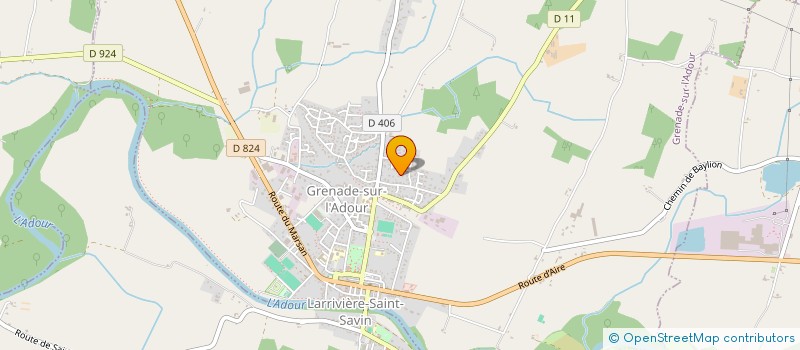 localisation de l'entreprise MONSIEUR SEBASTIEN BRETEAU  GRENADE-SUR-L'ADOUR