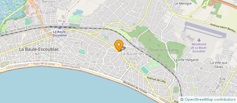 localisation de l'entreprise MONSIEUR SEBASTIEN BREUIL à LA BAULE-ESCOUBLAC