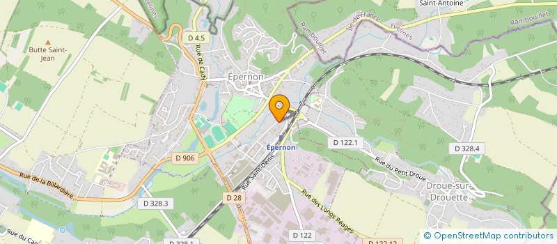 localisation de l'entreprise MONSIEUR SEBASTIEN BREUIL à EPERNON