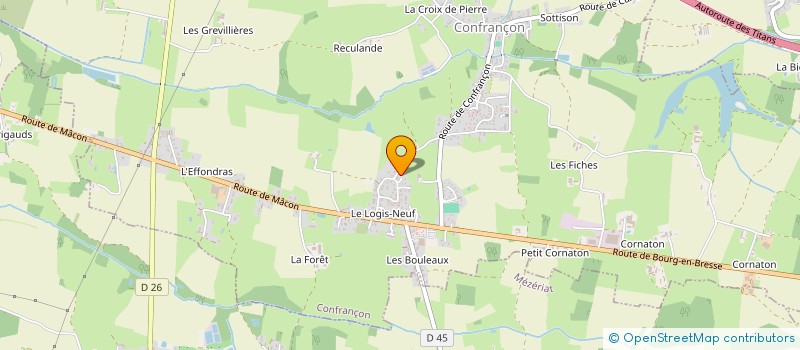 localisation de l'entreprise MONSIEUR SEBASTIEN BREVET  CONFRANCON