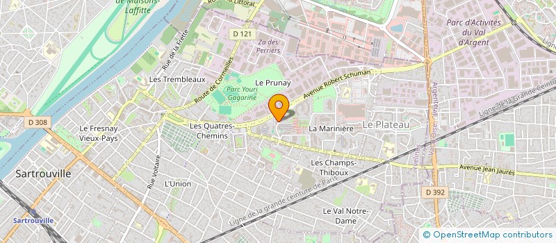 localisation de l'entreprise MONSIEUR SEBASTIEN BRIAND à SARTROUVILLE