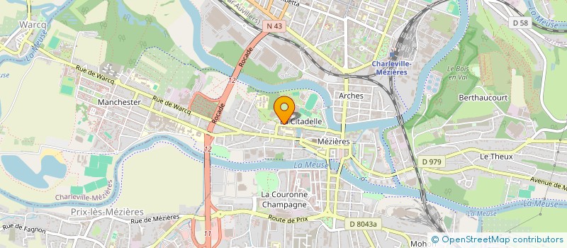 localisation de l'entreprise MONSIEUR SEBASTIEN BRIARD  CHARLEVILLE-MEZIERES