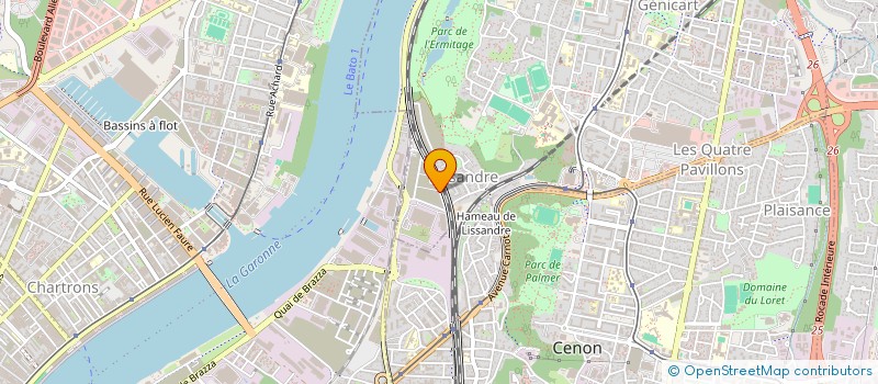 localisation de l'entreprise MONSIEUR SEBASTIEN BRIATTE  LORMONT