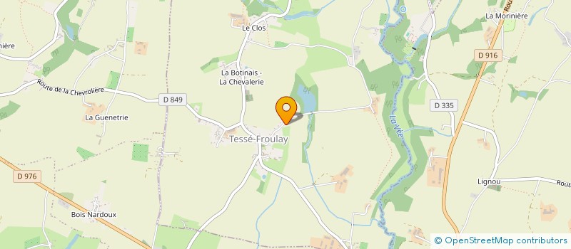 localisation de l'entreprise MONSIEUR SEBASTIEN BRIFFOTEAUX à TESSE-FROULAY
