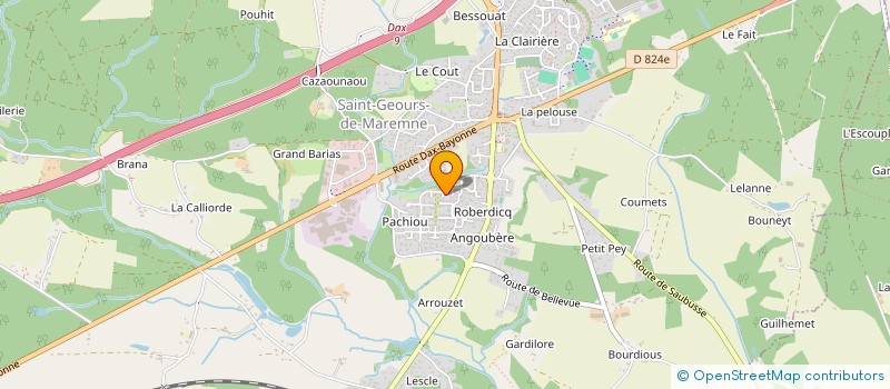localisation de l'entreprise MONSIEUR SEBASTIEN BRILLAT à SAINT-GEOURS-DE-MAREMNE