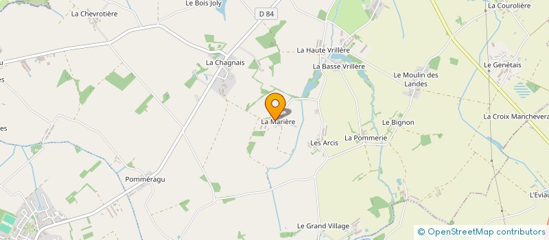 localisation de l'entreprise MONSIEUR SEBASTIEN BRILLAUD à MONTREVERD