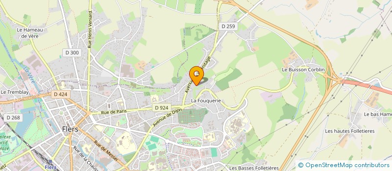 localisation de l'entreprise MONSIEUR SEBASTIEN BRINDEAU à FLERS