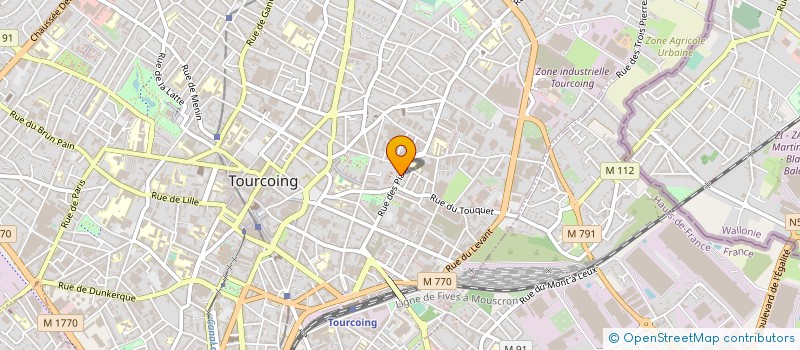 localisation de l'entreprise MONSIEUR SEBASTIEN BRISSE  TOURCOING