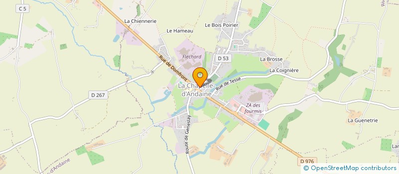 localisation de l'entreprise MONSIEUR SEBASTIEN BRIZARD à RIVES D'ANDAINE